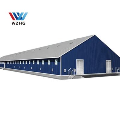 China Modern Best Selling High Strength Industrial Steel Construction Prefab Workshop Manufacturing Building for sale