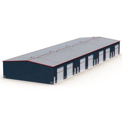 China Modern High Standard Heavy Gauge Prefab Steel Frame Structure Heavy Span Warehouse Sheds Building for sale