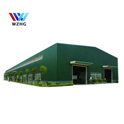 China New Design Modern Steel Frame Construction Prefab Roof Metal Warehouse For Storage for sale