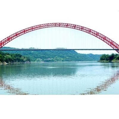 China Suspensiongreat stability and long fast fatigue resistance China construction prefabricated high quality steel structure Bailey metal bridge for sale