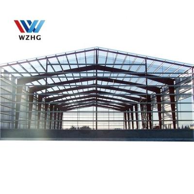 China Factory low price large span modern modular prefab hangar building in steel structure prefab for sale