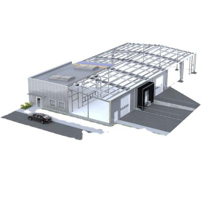 China Modern cheap prefab steel structure construction/dairy barn/cattle house/farm shed for sale