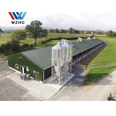 China Modern Stable Horse Shed Barn Prefab Shed Steel Structure Stable Dairy Cow Cattle Farm Barns House for sale