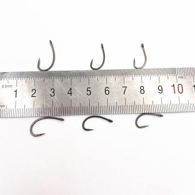 China 100pcs*Carp Hook Bait Hook Universal High Carbon Steel Dry Fly Hook Barbless Eye Straight Eye for sale