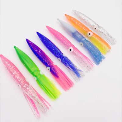 China Lead PVC 9cm Saltwater Bulb Squid Lure Trolling Fishing Marlin Tuna Lures Octopus Lure Squid Skir Lures Deep Sea Big Game for sale