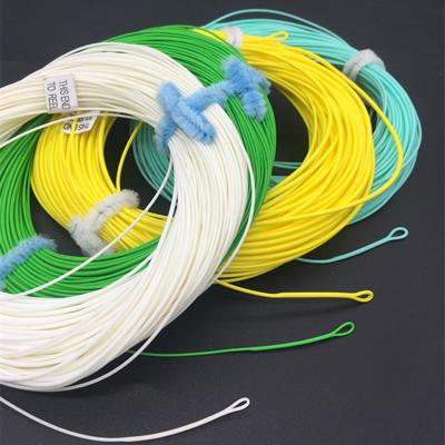 China Float Locator 2 Welded Loops Fly Fishing WF 1 Fly Fishing Line 2 3 4 5 6 7 8 9WT Forward Float Line 100FT Weight Fly Multi Colors for sale