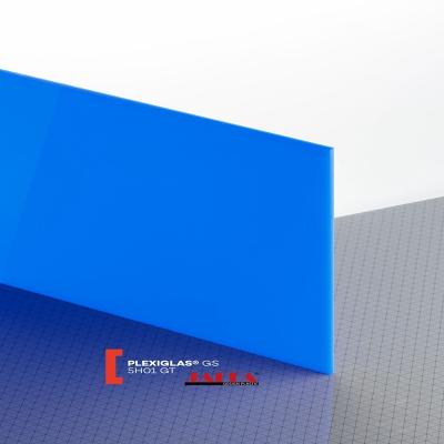 Cina Fogli di plexiglass acrilico su misura blu in vendita