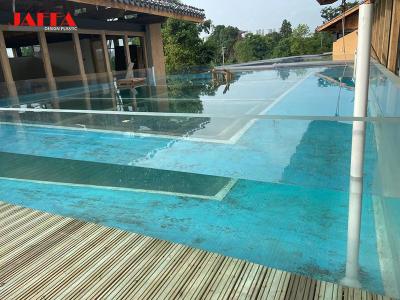 China Plexiglás à prova de explosão piscina transparente de acrílico infinito à venda