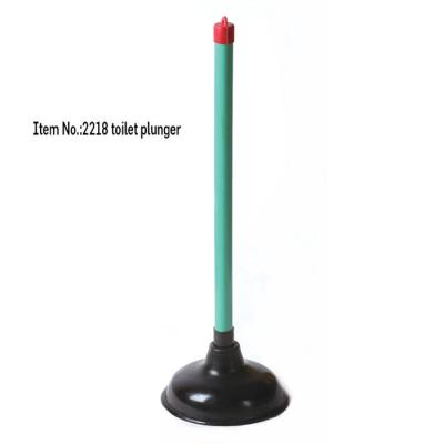 China HQ2218 Sustainable With Green Taiwan Quality Rubber Handle Bathroom Toilet Plunger for sale