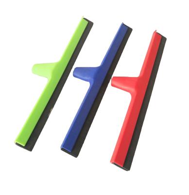 China HQ0023 Sustainable With Stick 45cm Wood Floor Rubber Water Squeegee Squeegee Foam for sale