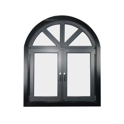 China Simple Design Aluminum Double Window / Casement Anti-mosquitio Glazed Aluminum Sliding Windows for sale