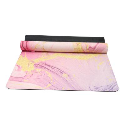 China Factory Wholesale Anti SlipWear-Resistant Tear Gym Eco-friendly Anti Shaping Eco Suede Tape Yoga Mat for sale