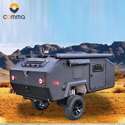 China Travel Camper Trailer Lightweight Australian Standard Offroad Campers With Roof Top Tent And Bathroom For Sale for sale