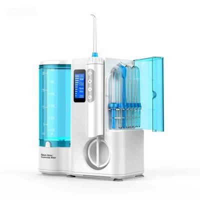 China Brand New Rechargeable Car Power Ipx7 Silk Superoxide Oral Water Irrigator for sale