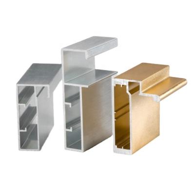 China Decorations Manufacturer 6000 Series Aluminum Extrusion Sideboard Door Handle Aluminum Profile for sale