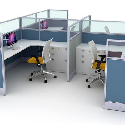 China Commercial Office Furniture 2020 Hot Sale Modern Luxury Office Partition Office Group for sale