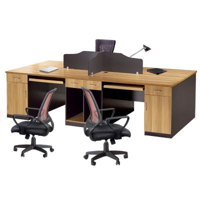 China Commercial Open Idea Screen Design New Workstation Modern Office Desks Melamine Office Workstation, Office Partition Group for sale