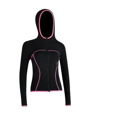 China IFAN Hot Selling Breathable Yoga Apparel Ladies Sports Jacket Side Curved Improved Fitness Running Jacket for sale