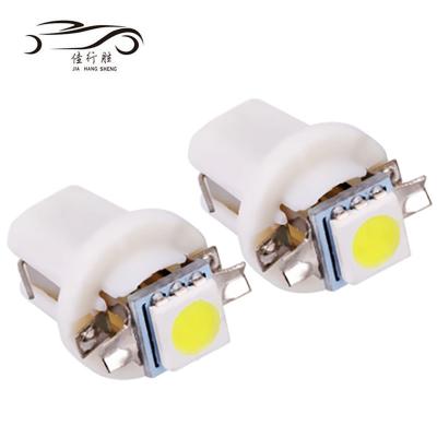 China Car Styling T5 5050 1SMD B8.5D LED Bulb T5 Led 12V Wedge Car Instrument Lights Interior Light Car Clearance Types Universal for sale