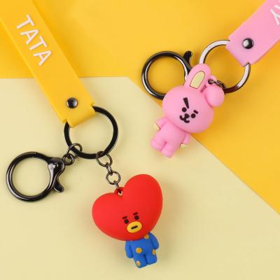 China PVC Alloy BTS Free Sample BT21 Key Channel + FRIENDS Alloy PVC LINE for sale