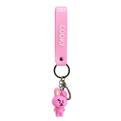 China Custom high quality pvc bt21 alloy key chain from pvc alloy wholesale for sale