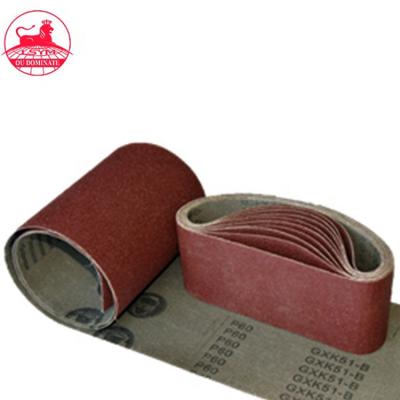 China Ceramic Waist Semi-flexible Customized Sanding Belt For Metal Common Plywood for sale