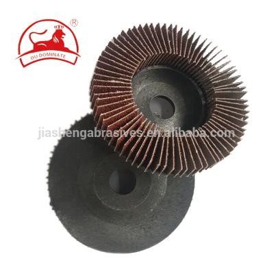 China Flexible Alumina Oxide Vertical Fin Disc For Polishing Metal, Stainless Steel, Wood for sale