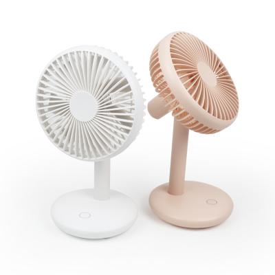 China MINI PORTABLE USB Rechargeable Mini Table Fan with Battery Operated Small Fan for Home, Office, Desk, Bedroom for sale