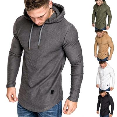 China Fashion Anti Wrinkle Anti-Wrinkle Sports Solid Color Pullover Drawstring Men's Hoodies Oversized Clothes Plus Size Mens Hoodies and Sweatshirts for sale