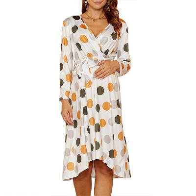 China Hot Selling Dot Printed Maternity Wear Pregnant Spring Polka Dot Radiation Radiation Protection Spring Summer Maternity Nursing Clothing for sale