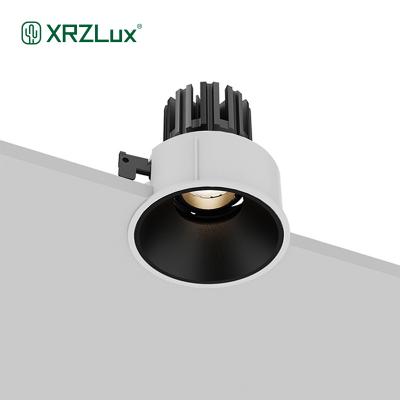 China Modern XRZLux Recessed Ceiling Downlight 8W 10W 15W Anti-Glare Downlights Aluminum Enclosed Mounted Ceiling Highlights Indoor Lighting for sale