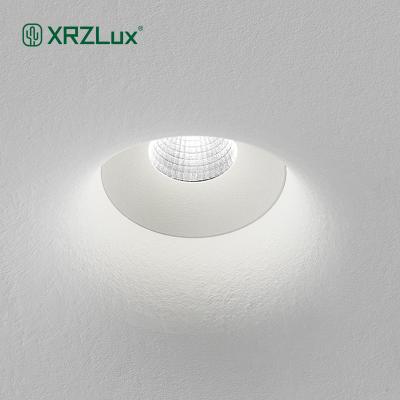 China XRZLux 8W Modern Gypsum Downlight Square Borderless Recessed Spotlight Wall Joint Ceiling Lamp for Living Room Bedroom Aisle for sale