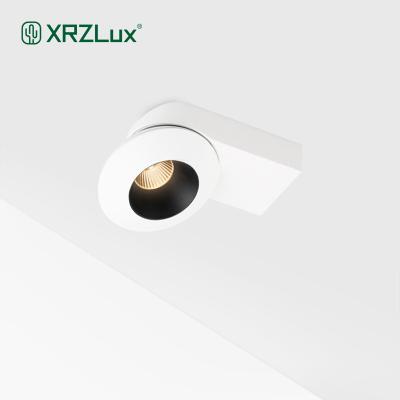 China Modern XRXLux Led Spot Light 12W LED Ceiling Lamp Bedroom Adjustable Outdoor Mounted Indoor Housing Decorative Lighting Fixture for sale