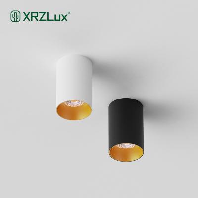 China XRZLux Modern Outdoor Mounted Round Led Downlight Aluminum Ceiling Spot Light 10W Led Anti-glare COB Spotlight Room Decor for sale