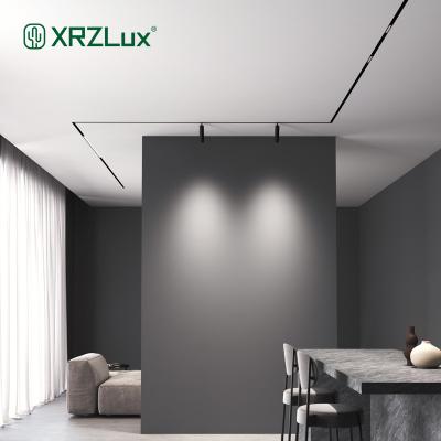 China Modern Minimalist XRZLux Magnetic Track Light Ceiling Led Projector Grille Flood Lamp Magnet Track Spot Light Indoor Lighting DC24V for sale