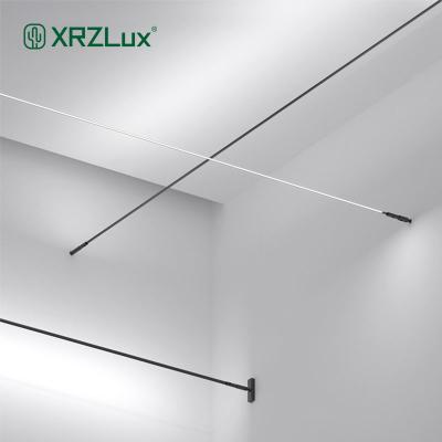 China XrzLux Family Diecast Aluminum 2021 Decoration Led Wall Joint 2835 Linear Linear Light COB Horizon Free Length Cutting Slim Light for sale