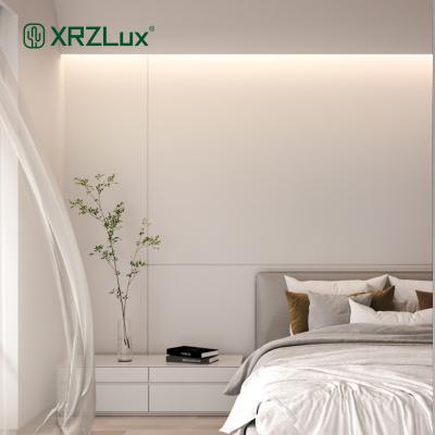 China Modern XRZLux Recessed Aluminum Profile With Led Strip Light Ceiling Wall Joint LED Aluminum Profile Channel For Ceiling Light for sale