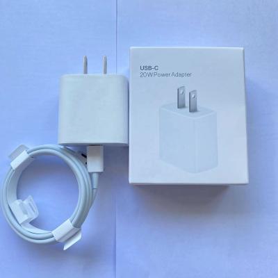 China Mobile Phone Fast Charger Wholesale original USB C Charger 20W PD Fast Charge Wall Charger, Quick Charge Power Adapter Plug Compatible For iPhone 14 for sale