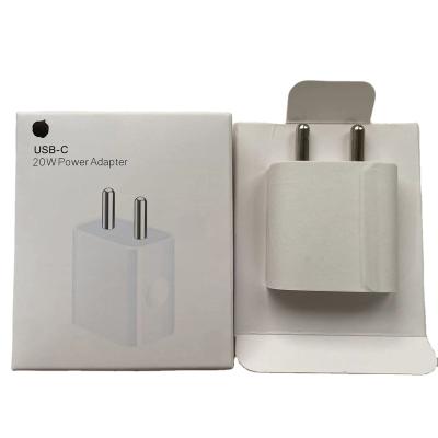 China Mobile Phone Wholesale India Plug 20W Fast Mobile Charging Wall Power Adapter Indian 20 Watts USB C Charger For iPhone 12 13 14Pro Max for sale