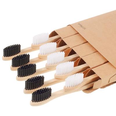 China Disposable Amazon Sells Does Not Contain Kids Eco-friendly Toothbrush BPA Bamboo Toothbrush for sale