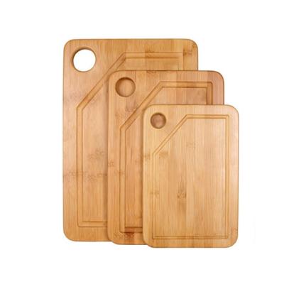 China 100% Sustainable Bamboo is BPA Free | 3PCS bamboo chopping board set/wooden chopping board/bamboo chopper for sale