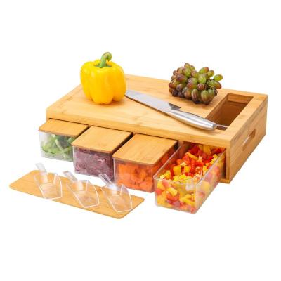 China Large viable bamboo cutting board for cutting chicken for sale