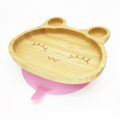 China Minimalist Baby Bamboo Bowl Small Silicone Bib Silicone Bowl Serving Bowl for sale