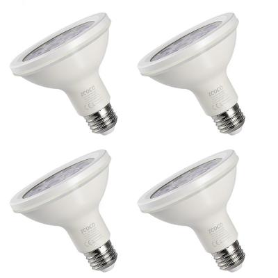 China Modern Short Warm White PAR30 12LED 12W Neck 1000LM 3000K Spotlight LED Bulb Equivalent For 75W Halogen Bulb for sale