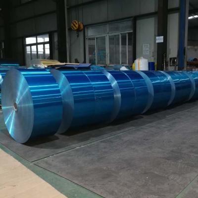 China Cambiador de calor azul del rollo de aluminio hidrofílico de la tira 8011 para el aire acondicionado en venta