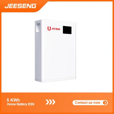 China 5KWh Home Wall-Mounted Energy Storage System with Advanced BMS Technology For Solar Power System for sale