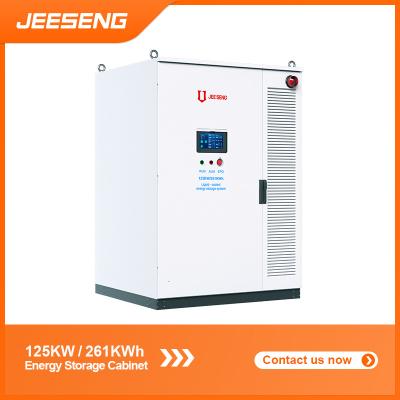 Chine 125KW/261KWh Armoire de stockage d'énergie refroidie par liquide Pour le système de stockage d'énergie industriel et commercial à vendre