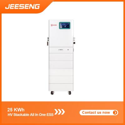 China 12KW 25KWh Hoogspanning All-in-One Stackable Energy Storage System Stackable ESS met geavanceerde BMS-technologie Te koop