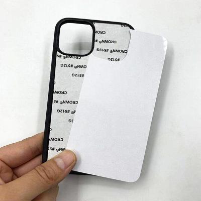 China Sublimation Printing Factory Wholesale High Quality Cheap Aluminum Cases TPU Printing Picture Sublimation Phone Cover For Sublimated Phone Case for sale