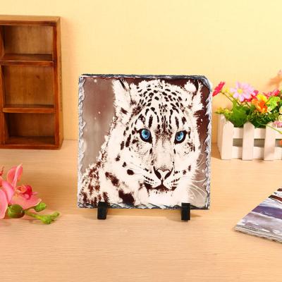 China Blank China Sublimation Rock Frame Stone Photo Used For Sublimation Printing for sale